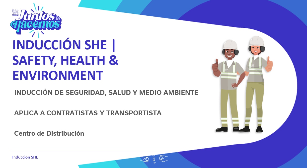 Inducción de seguridad, salud y medio ambiente